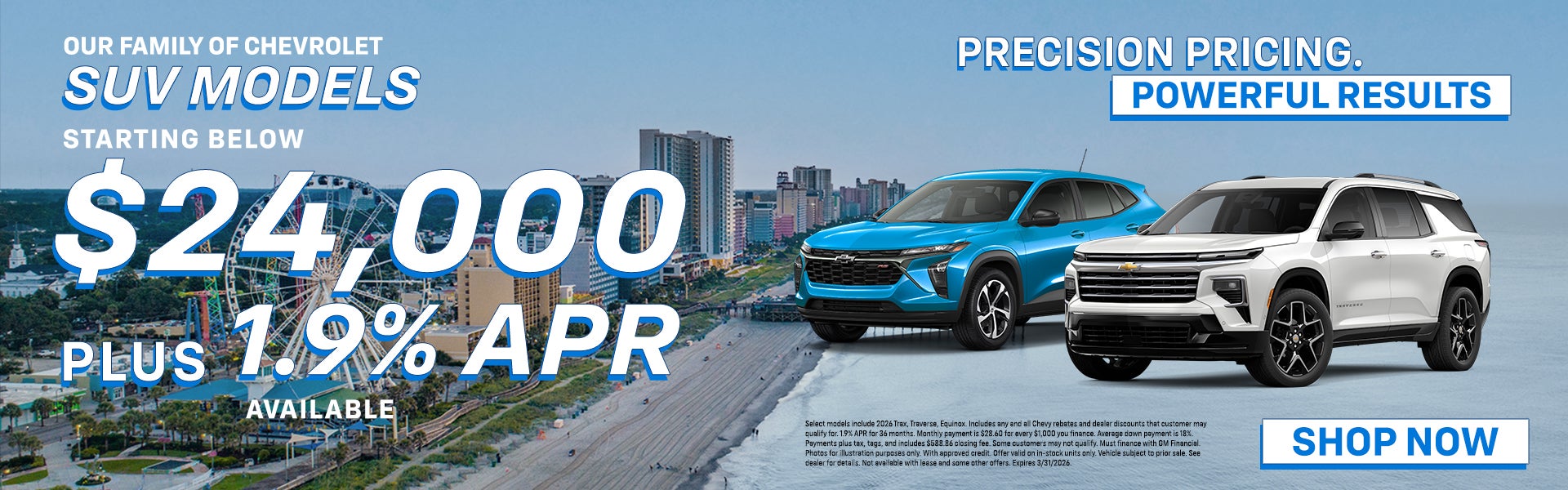 CHEVY SUV OFFERS FROM MYRTLE BEACH CHEVROLET
