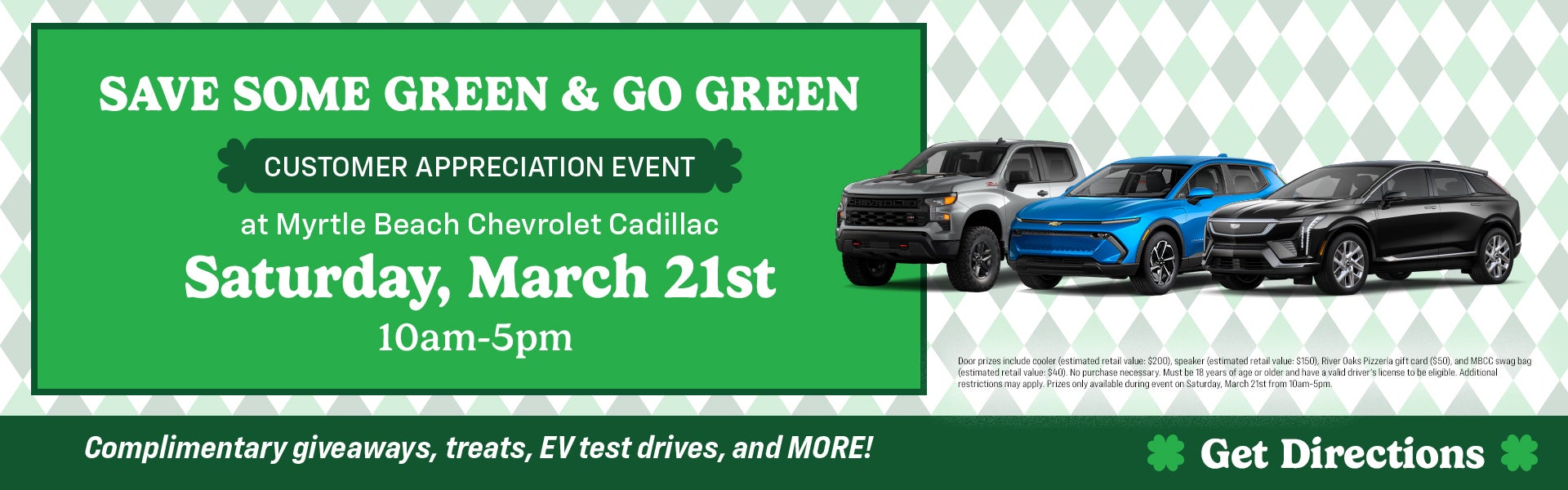 CUSTOMER APPRECIATION EVENT AT MYRTLE BEACH CHEVY CADILLAC