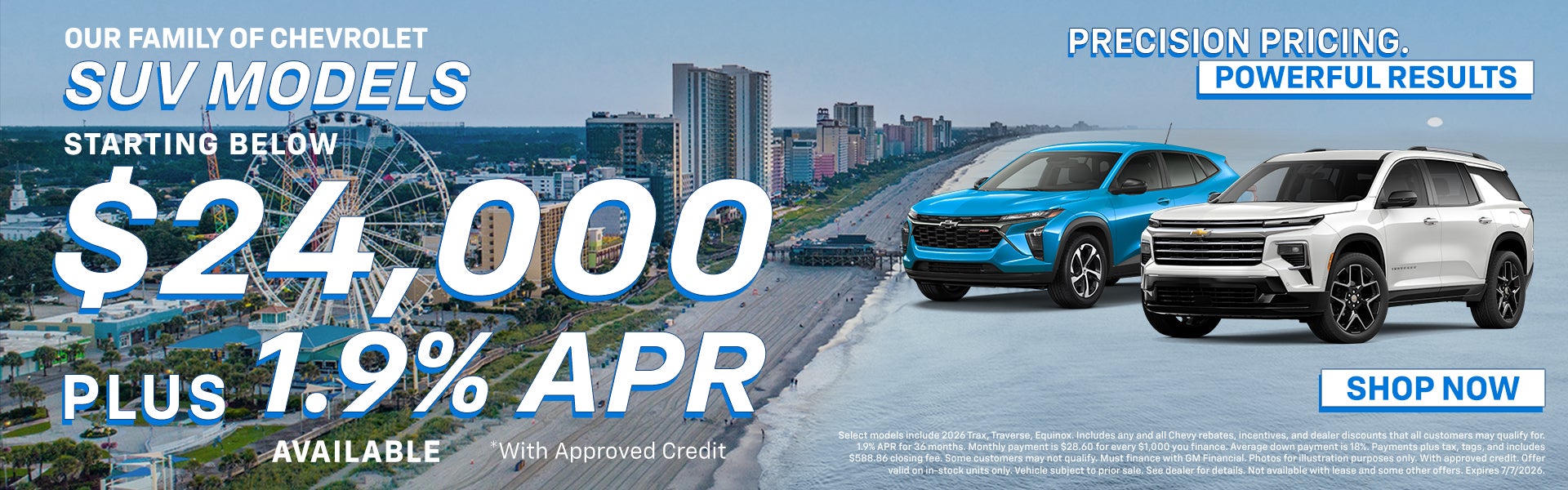 CHEVY SUV OFFERS FROM MYRTLE BEACH CHEVROLET