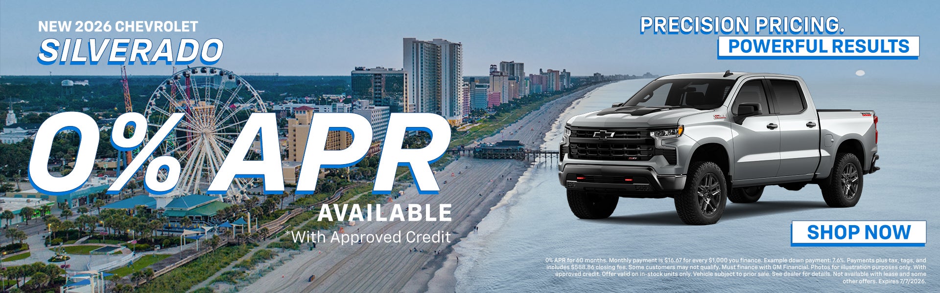 SILVERADO 1500 OFFERS FROM MYRTLE BEACH CHEVROLET